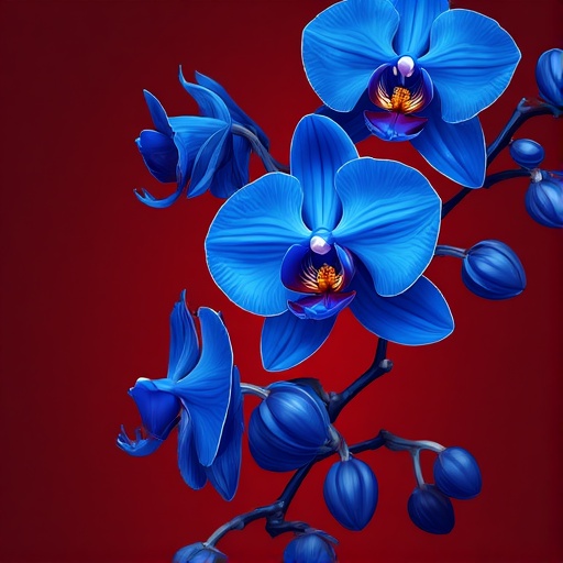 Sonia 121  Orchidea blu
